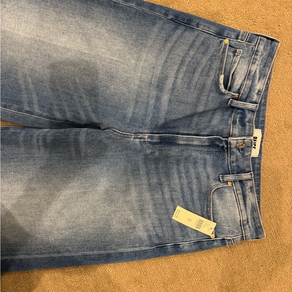 PAIGE Mesmerize Blue Wide Leg Jeans size 30 - Picture 10 of 10